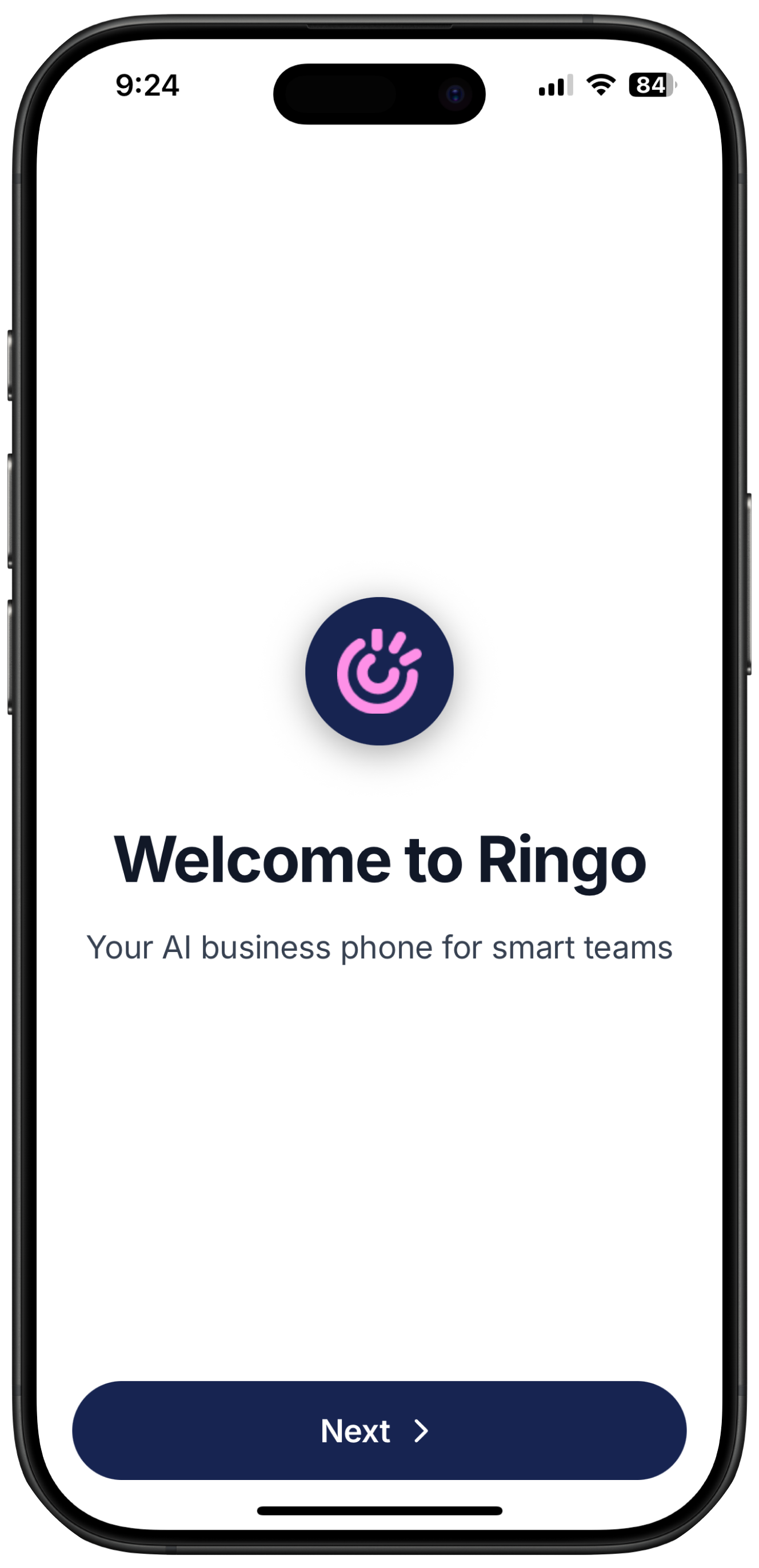 Screenshot of getting started with Ringo