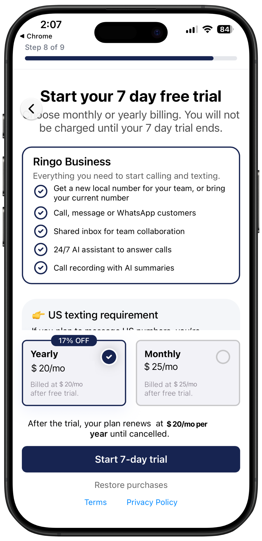 Ringo subscription plans